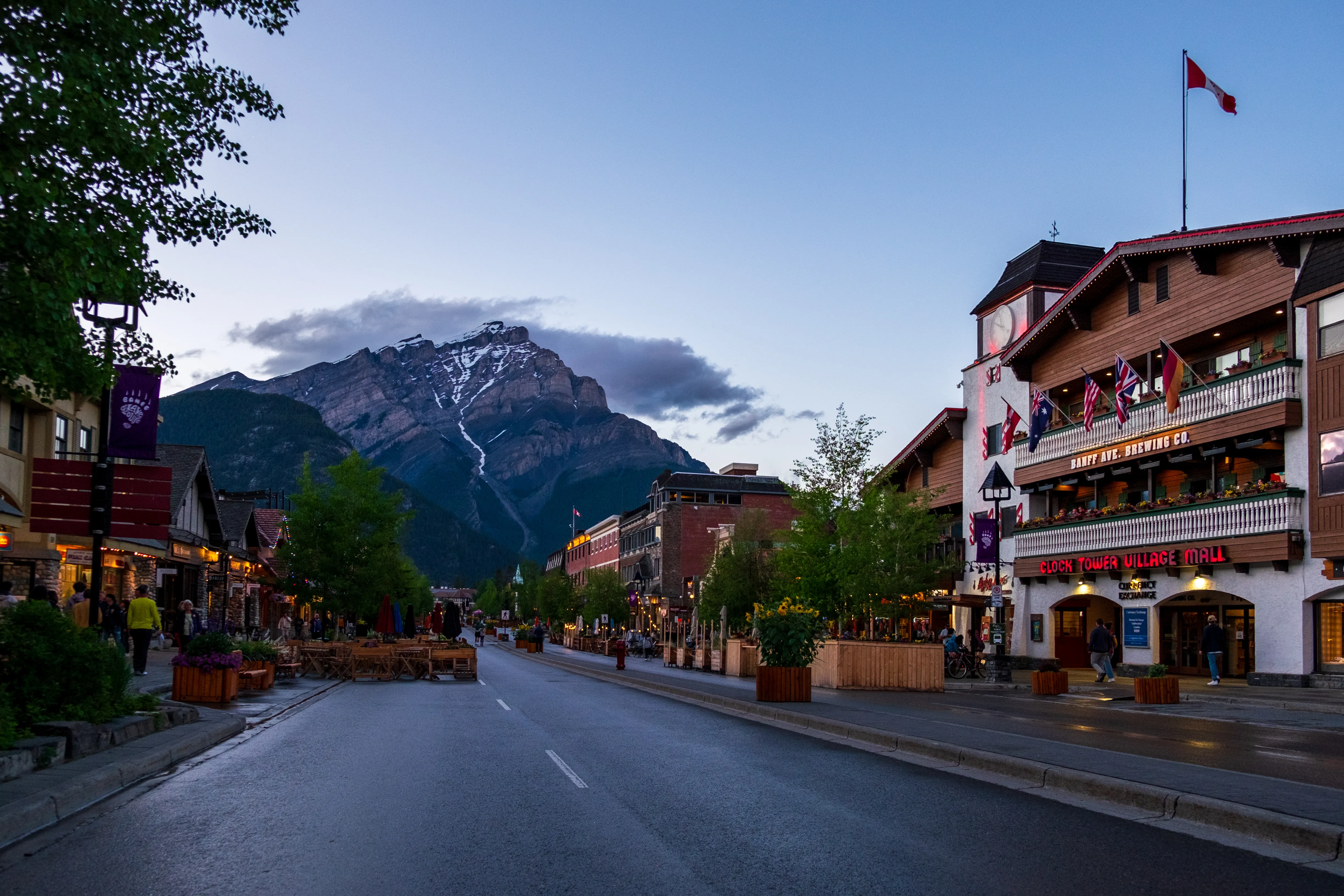 downtown Banff