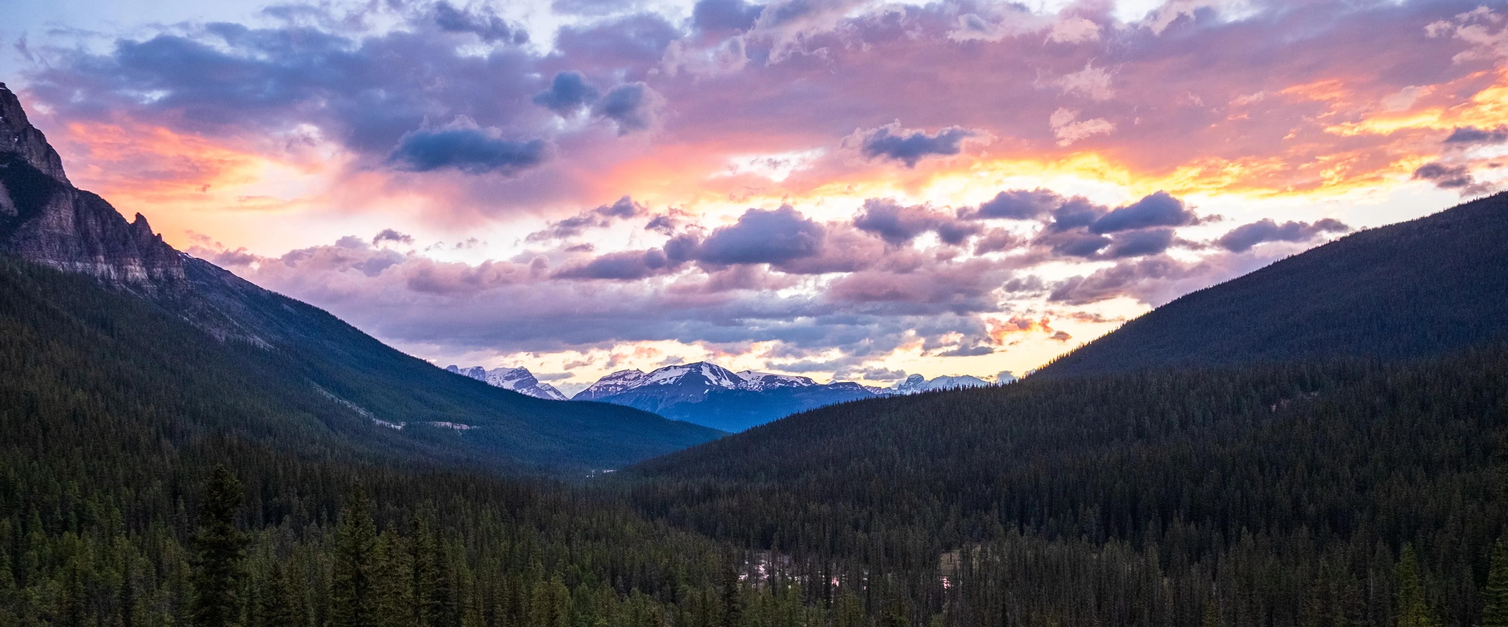 Sunrise mountains