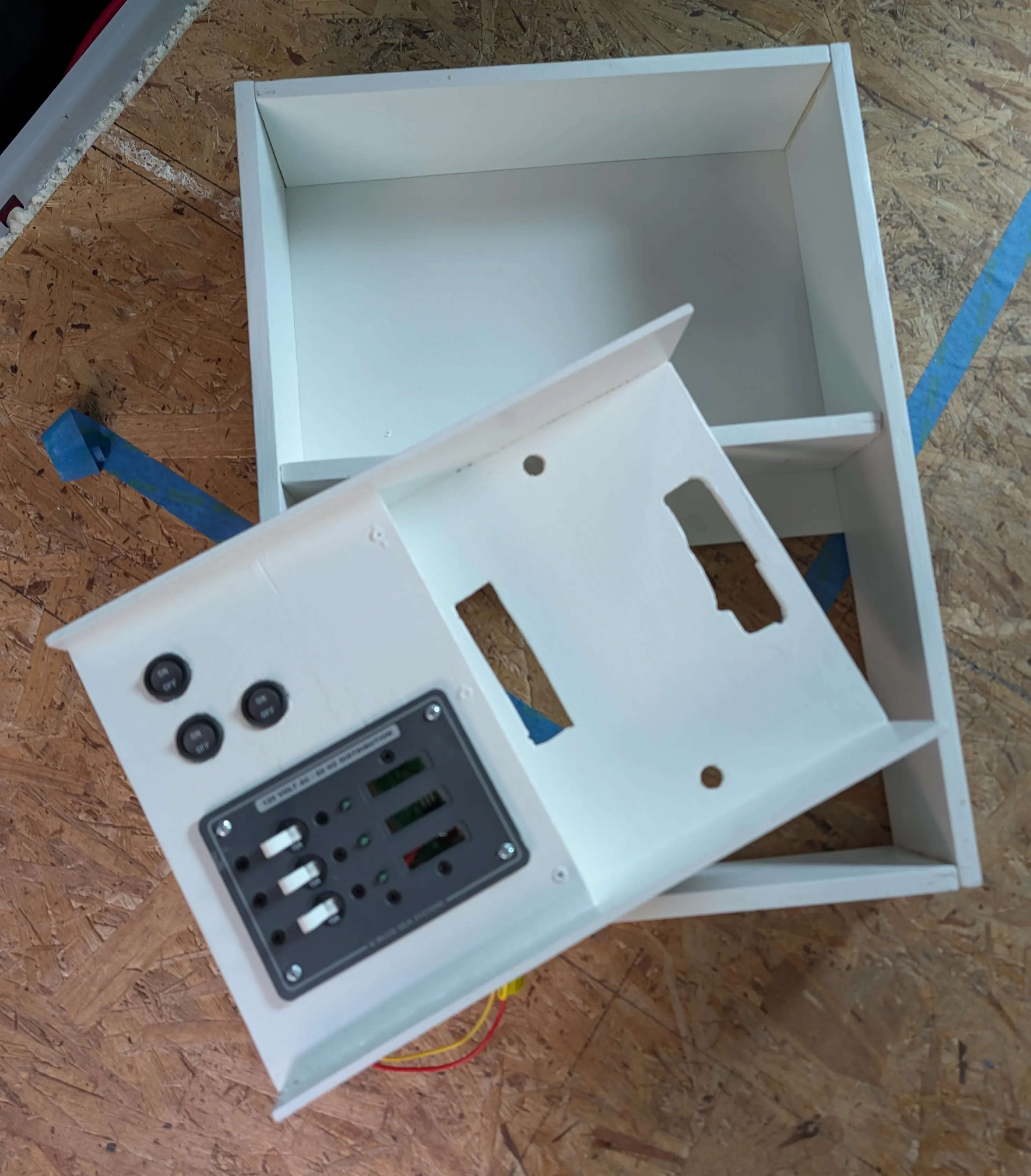 distribution box removed