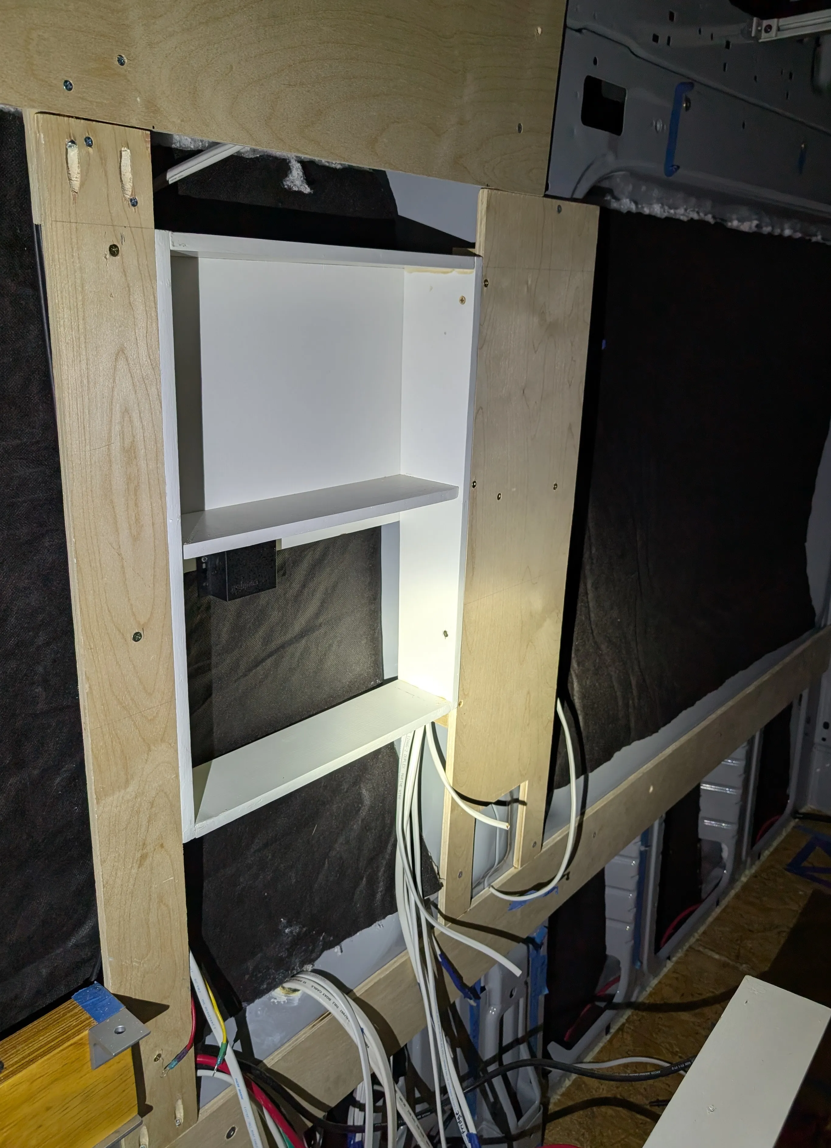 tech cabinet installed